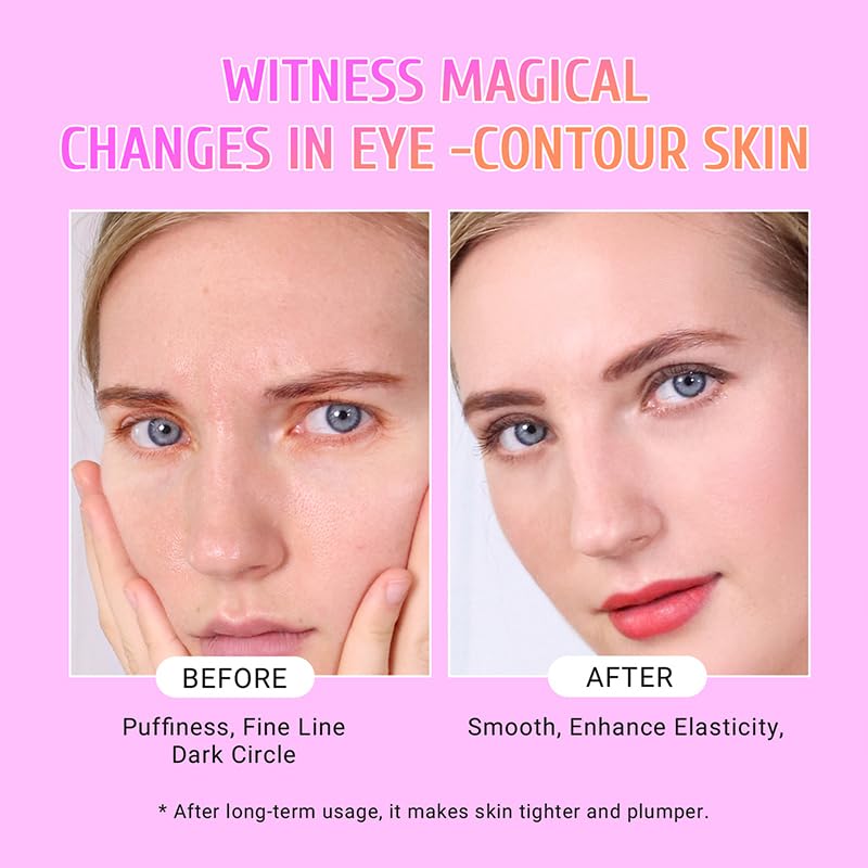 PEAUAMIE Under Eye Patches Gold and Hyaluronic Acid for puffy eyes,Rose Eye Masks for Dark Circles and Puffiness skin care Smooth Wrinkles products 30 Pairs