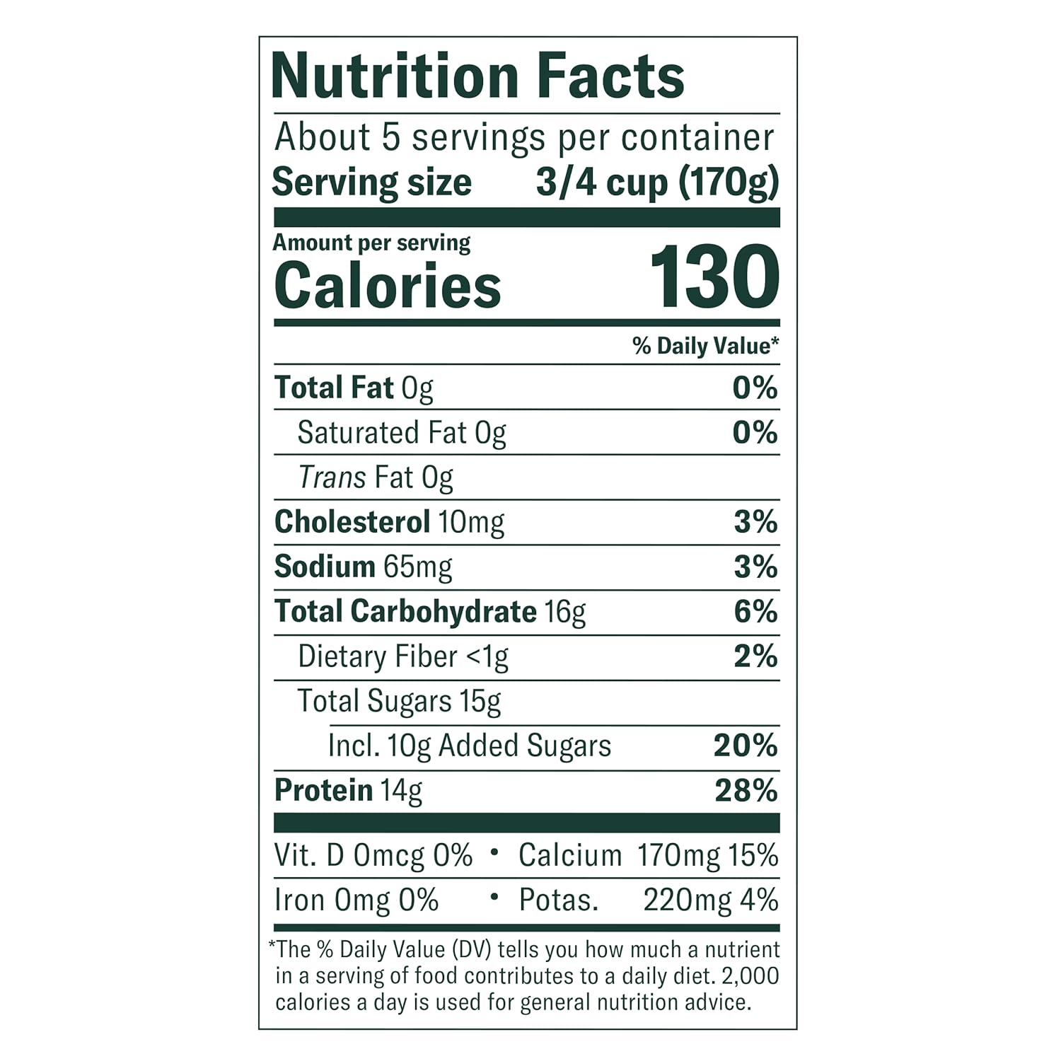 Chobani® Vanilla Blended Non-Fat Greek Yogurt 32oz